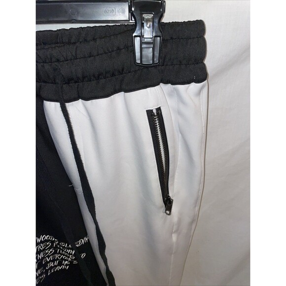 GVAPI Men’s Athletic Pants Size 30x34 Black White Athleisure Outdoors Comfort - Picture 4 of 15